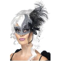 Masquerade Dark Angel Eyemask Costume Accessory