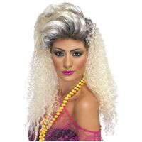 80's Bottle Blonde Wig Costume Accessory