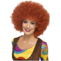 60's Auburn Afro Wig Costume Accessory 