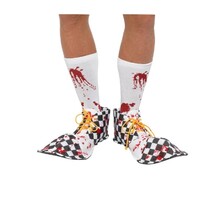 Bloody Clown Shoe Covers Costume Accessory