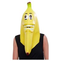 Banana Latex Mask Costume Accessory