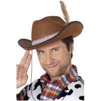 Dallas Hat Brown Costume Accessory