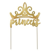 Disney Princess Once Upon A Time Glittered Cake Pick 