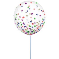 Latex Balloons 60cm and Confetti Stars