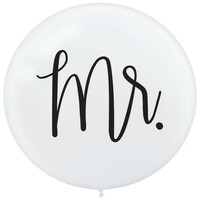 Mr and Mrs 24"/60cm Latex Balloons 