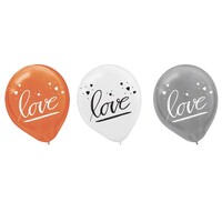 Navy Bride 30cm Latex love Balloons Assorted Colours