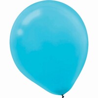 Latex Balloons 30cm 15 Pack Caribbean Blue