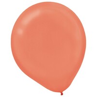 Latex Balloons Pearl 30cm 15 Pack Rose Gold