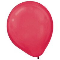 Latex Balloons Pearl 30cm 15 Pack Red