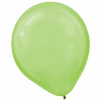 Latex Balloons Pearl 30cm 15 Pack Kiwi