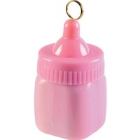 Baby Bottle Pink Balloon Weight