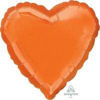 45cm Standard Heart HX Metallic Orange S15