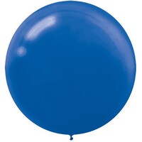 Latex Balloons 60cm 4 Pack Bright Royal Blue