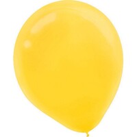 Latex Balloons 12cm 50 Pack Yellow Sunshine