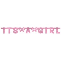 Baby Girl Foil Banner