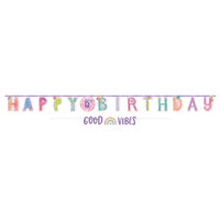 Girl-Chella Birthday Jumbo Add-An-Age Letter Banner Kit
