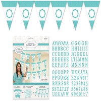 Robin's Egg Blue Personalized Pennant Banner