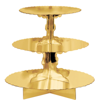 Gold Foil Treat Cupcake Stand 