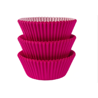 Cupcake Cases Bright Pink 75 Pack