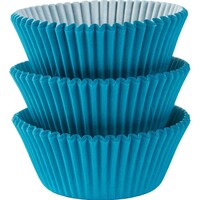 Cupcake Cases Caribbean Blue 75 Pack