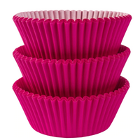 Cupcake Cases Mini Bright Pink 100 Pack