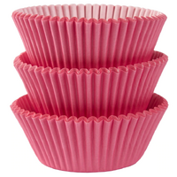 Cupcake Cases Mini New Pink 100 Pack