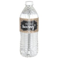 Kraft Paper Water Bottle Labels