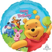 45cm Standard Extra Large Pooh and Friends Sunny Birthday S60