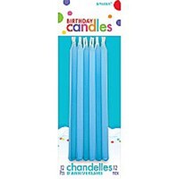 Birthday Taper Candle Blue 