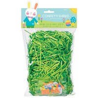 Easter Confetti Green Shred with Confetti Pieces