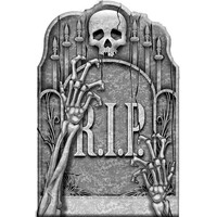 Cemetery Ghostly Arms Tombstone Styrofoam Decoration
