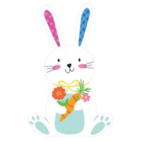 Easter Bunny with Carrot Cutout