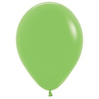Sempertex 12cm Fashion Lime Green Latex Balloons 031, 50 Pack