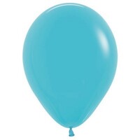 Sempertex 12cm Fashion Caribbean Blue Latex Balloons 038, 50PK