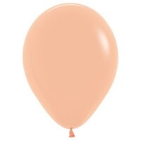 Sempertex 12cm Fashion Peach Blush Latex Balloons 060, 50PK
