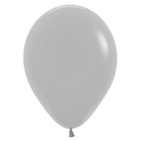 Sempertex 12cm Fashion Grey Latex Balloons 081, 50 Pack