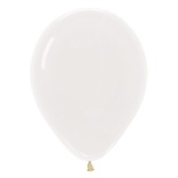 Sempertex 12cm Crystal Clear Latex Balloons 390, 50PK