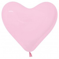 Sempertex 28cm Hearts Fashion Pink Latex Balloons 009, 12PK