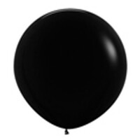 Sempertex 90cm Fashion Black Latex Balloons 080, 2 Pack