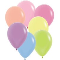 Sempertex 12cm Neon Assorted Latex Balloons, 50PK