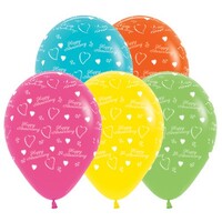 Sempertex 30cm Anniversary Tropical Assorted Latex Balloons, 25PK