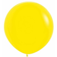 Sempertex 60cm Fashion Yellow Latex Balloons 020, 3PK