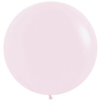 Sempertex 60cm Pastel Matte Pink Latex Balloons 609, 3PK