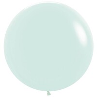 Sempertex 60cm Pastel Matte Green Latex Balloons 630, 3PK