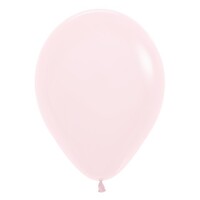 Sempertex 30cm Pastel Matte Pink Latex Balloons 609, 100PK