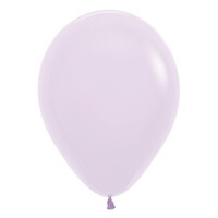 Sempertex 30cm Pastel Matte Lilac Latex Balloons 650, 100PK