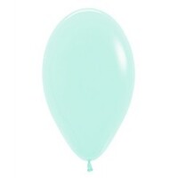 Sempertex 12cm Pastel Matte Green Latex Balloons 630, 50PK