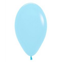 Sempertex 12cm Pastel Matte Blue Latex Balloons 640, 50PK