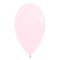 Sempertex 30cm Pastel Matte Pink Latex Balloons 609, 25PK