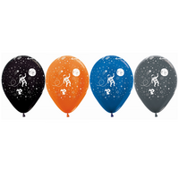 Sempertex 30cm Outer Space Metallic Assorted Latex Balloons 12PK